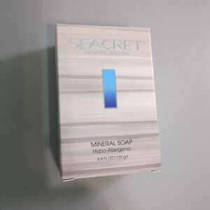 Seacret Hypo-Allergenic Mineral Soap Bar - 4.4 FL OZ, 125gr - Brand New